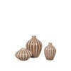 A set of Amalie Vase Fawn