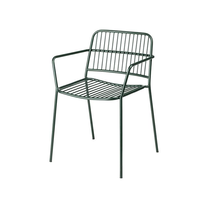 A modern outdoor Eden armchair in green