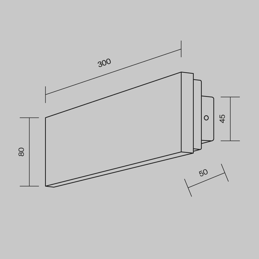 basic-black-wall-light-linear-dimensions
