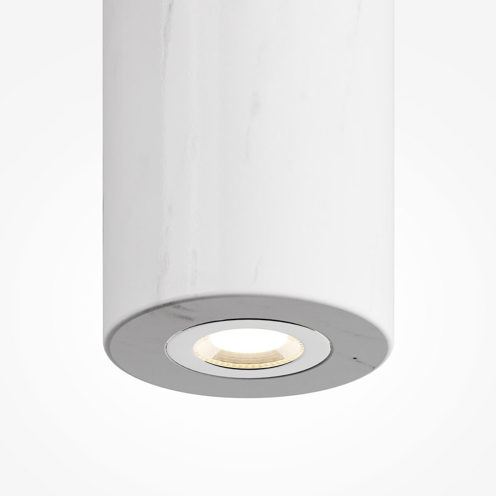 basic-marble-linear-pendant-light-white-head Basic marble linear pendant light white modern slim pendant lighting