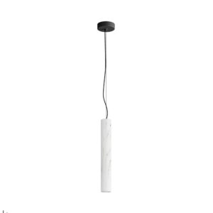 Basic marble linear pendant light white modern slim pendant lighting