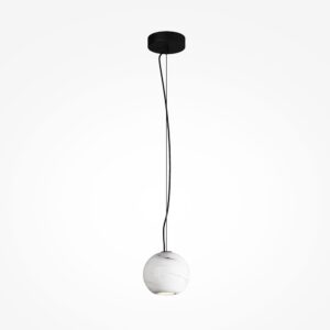 Basic marble pendant light white modern globe pendant lighting