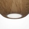basic-wood-pendant-light-close wood pendant light with natural oak sphere shade and black ceiling fitting, modern lighting