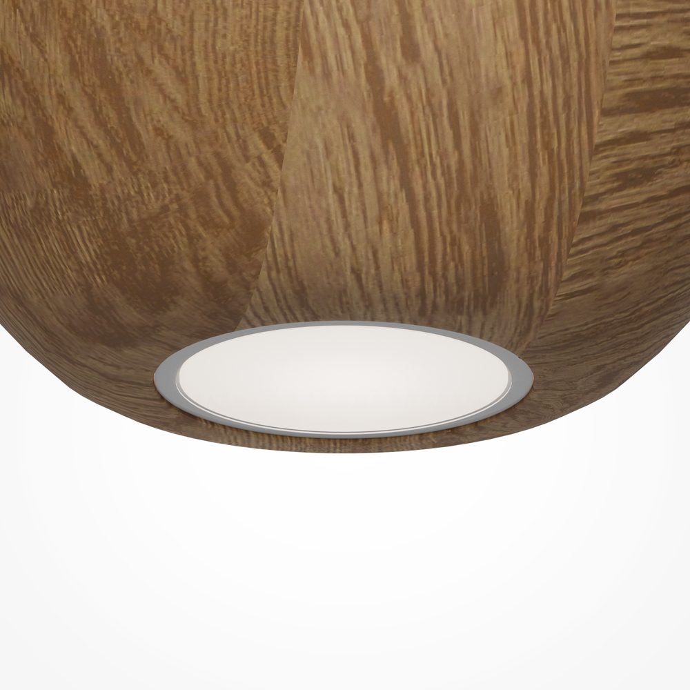 basic-wood-pendant-light-close wood pendant light with natural oak sphere shade and black ceiling fitting, modern lighting