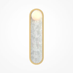 Blink marble wall light brass modern decorative wall light