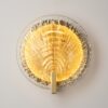 Regatta textured glass wall light gold modern decorative wall lighting