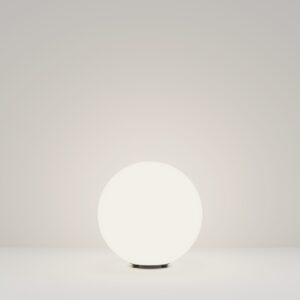 outdoor globe light with white diffuser, modern garden ball light for pathway and patio