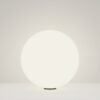 outdoor globe light with white diffuser, modern garden ball light for pathway and patio