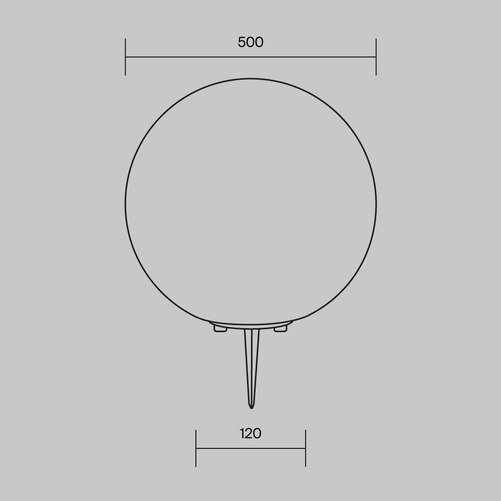 outdoor globe light with white diffuser, modern garden ball light for pathway and patio