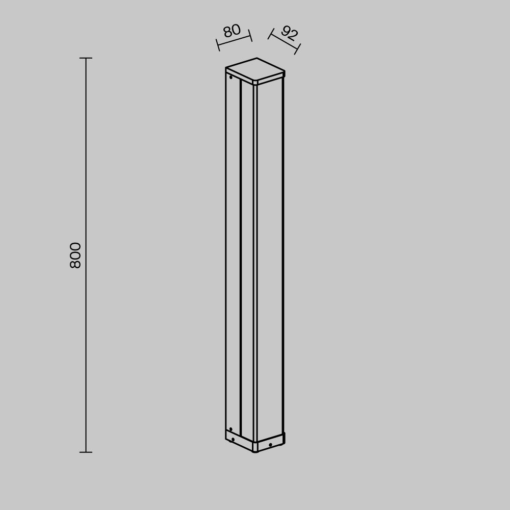 modern outdoor bollard light with textured diffuser and black frame, garden pathway lighting