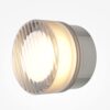 Olo ribbed glass wall light brass modern decorative wall light
