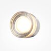 Olo smooth glass wall light brass modern decorative wall light