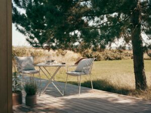 Eden armchair in greywith eden chair outdoor dining