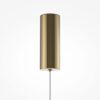 Scala pendant light with ribbed glass shade and brass finish, warm modern ceiling lighting