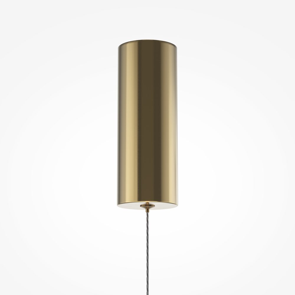 Scala pendant light with ribbed glass shade and brass finish, warm modern ceiling lighting