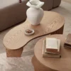 The edium florentina white vase on a coffee table