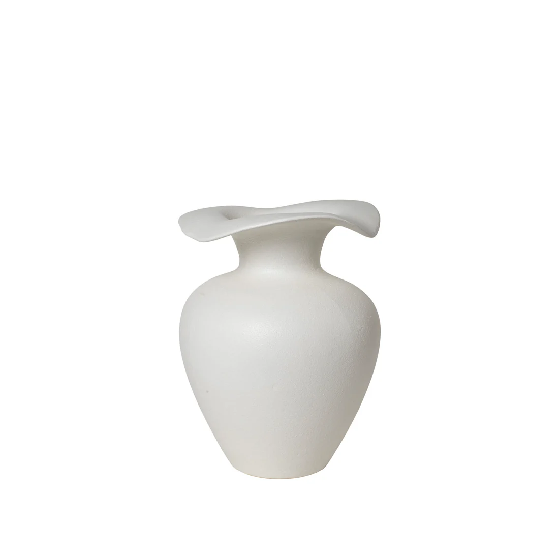 A mediuym white florentina vase