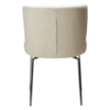glam-chair-swivel-simply-beige-boucle-w-chrome-swivel-legs_100208323-04-back Rear view of the glam chair swivel in simply beige boucle fabric with chrome legs.