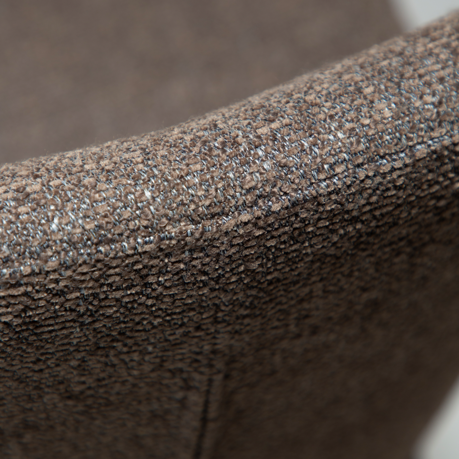glory-counter-stool-major-brown-zoom GLORY counter stool upholstered in Major Brown fabric with a curved backrest and contemporary design for kitchen islands and breakfast bars.