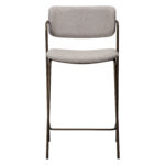 Zed Counterstool - Cashmere Boucle with Antique Brass Metal Legs - Thumbnail Image 2
