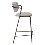 Zed Counterstool - Cashmere Boucle with Antique Brass Metal Legs - Thumbnail Image 3