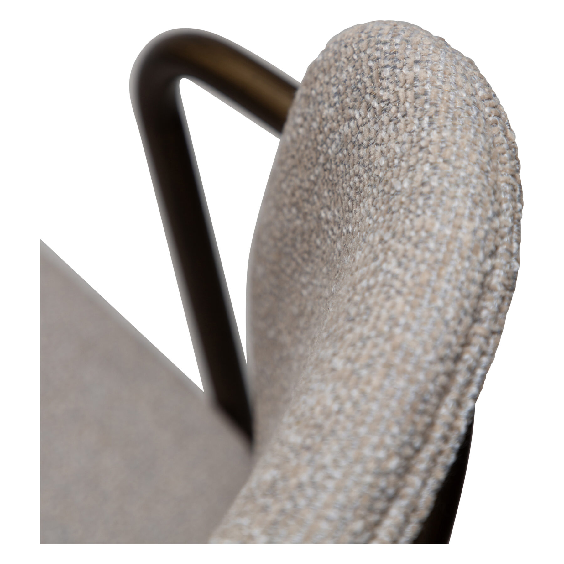 Zed Counterstool - Cashmere Boucle with Antique Brass Metal Legs - Image 7