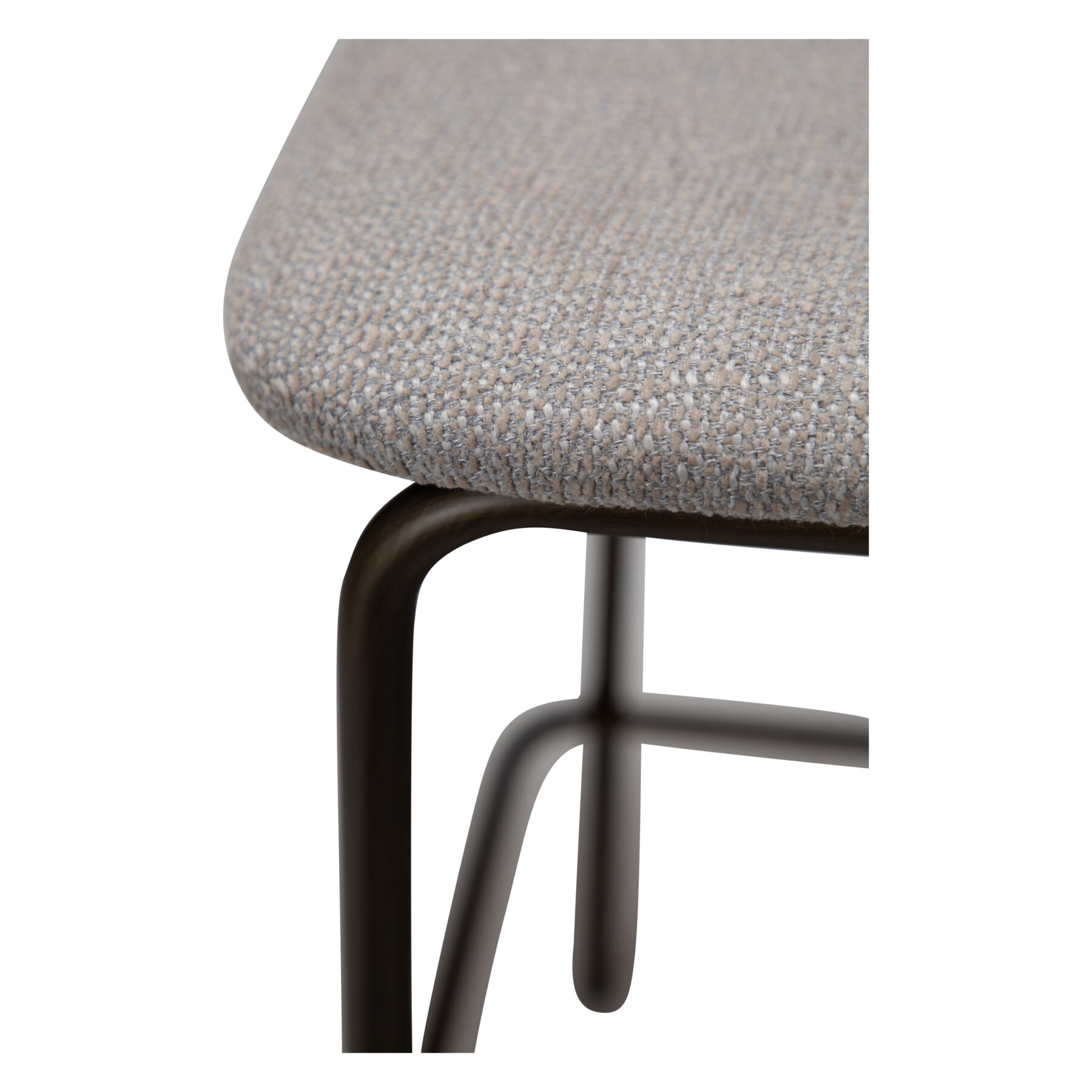 Zed Counterstool - Cashmere Boucle with Antique Brass Metal Legs - Image 6