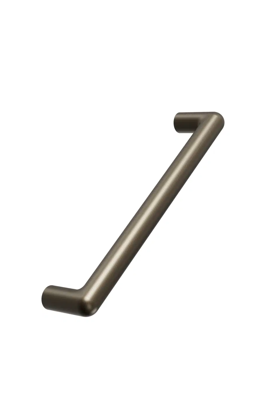 arcade-handle-matt-bronze Arcade matt bronze Zamac cabinet handle for kitchen cabinets, drawers, wardrobes, and bespoke furniture.