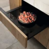 The BORA multi-drawer is extremely versatile and can be used in numerous ways, such as pre-heating crockery, cooking at low temperatures, keeping food warm or regenerating/defrosting food.