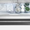 fisher-paykel-569l-french-door-refrigerator-freezer-ice-water-freezer Fisher & Paykel 569L French door refrigerator freezer with slim water dispenser, automatic ice maker, and stainless steel finish.