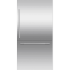 fisher-paykel-91cm-integrated-refrigerator-freezer-with-ice-closed Fisher & Paykel 91cm integrated refrigerator freezer with automatic ice maker, panel-ready design, and bottom freezer drawer for modern kitchens.