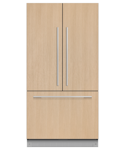 fisher-paykel-integrated-french-door-refrigerator-freezer Fisher & Paykel integrated French door refrigerator freezer with panel-ready design, bottom freezer drawer, and flexible food storage for modern kitchens.