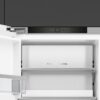 fisher-paykel-integrated-triple-zone-freezer-close-up Fisher & Paykel integrated triple zone freezer with panel-ready design, automatic ice maker, and flexible temperature zones for modern kitchens.