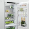 fisher-paykel-integrated-triple-zone-refrigerator-contents Fisher & Paykel integrated triple zone refrigerator with panel-ready design, internal water dispenser, and flexible food storage for modern kitchens.