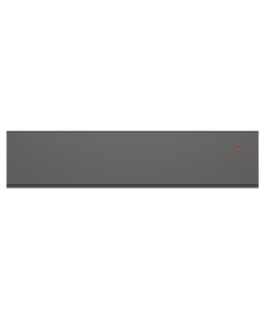 Fisher & Paykel Minimal grey built-in warming drawer with handleless design, touch controls, and six warming functions.