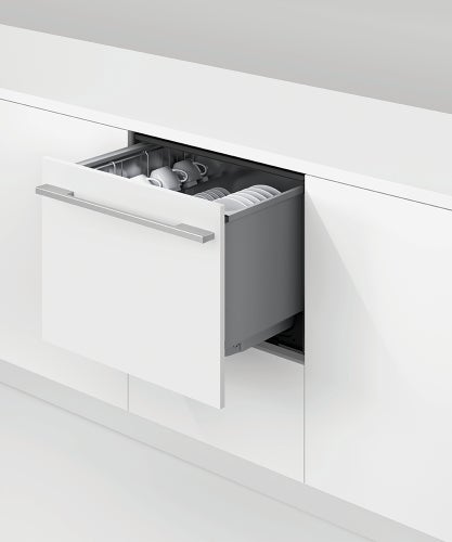 Fisher & Paykel Series 11 integrated Single DishDrawer™ dishwasher with panel-ready design, Wi-Fi connectivity, and quiet operation.