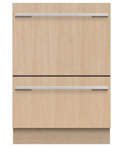 fisher-paykel-series-11-integrated-tall-double-dishdrawer-dishwasher Fisher & Paykel Series 11 integrated tall Double DishDrawer™ dishwasher with panel-ready design, two independent drawers, Wi-Fi connectivity, and quiet operation.