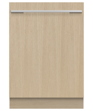 Fisher & Paykel Series 9 integrated tall dishwasher with panel-ready design, 16 place settings, Wi-Fi connectivity, and quiet operation.