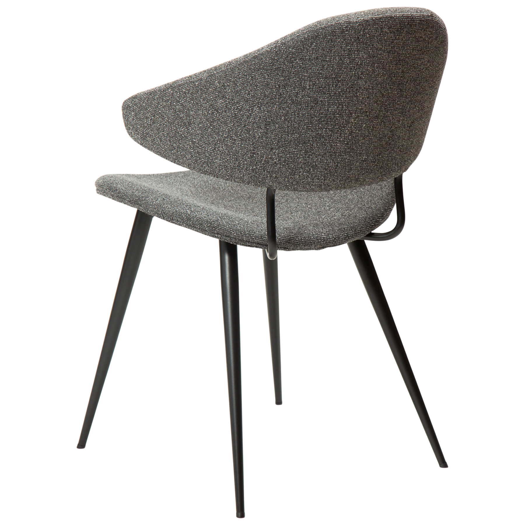 napoleon-chair-pebble-grey-boucle-fabric-with-black-metal-legs-100204102-05-back-angle