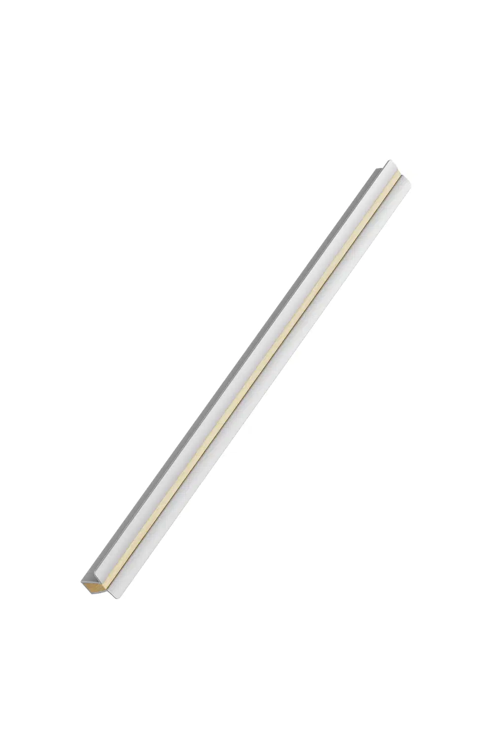 papillon-handle-inox-look-clear-lacquered-oak-320cc Papillon aluminium cabinet handle with Inox-look finish and clear lacquered oak insert for kitchen cabinets, drawers, and bespoke furniture.