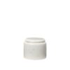 70410023 Small Hedvig Canister in white marble with matching marble lid