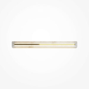 Albatre Linear Wall Light – Brass 18W with slim contemporary design and warm 3000K LED illumination