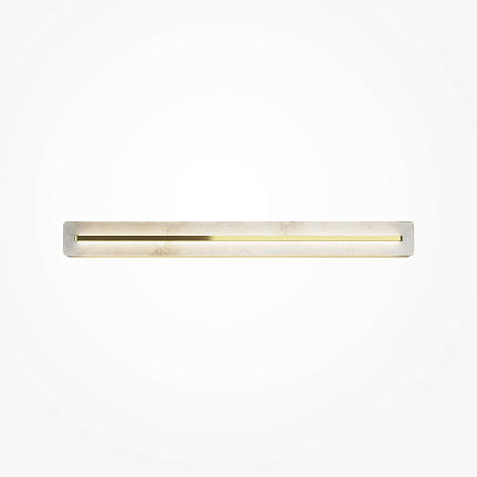 albatre-linear-wall-light-brass-18w Albatre Linear Wall Light – Brass 18W with slim contemporary design and warm 3000K LED illumination