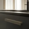 elan-handle-dark-brown-oak-lifestyle Elan dark brown oak cabinet handle for kitchen cabinets, drawers, wardrobes, and bespoke furniture.