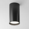 focus-s-ceiling-light-black Focus S Ceiling Light in black with compact cylindrical aluminium body and minimalist design.