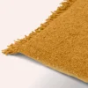 Fria rectangular cushion cover in warm Harvest Gold fabric, 40 x 60cm