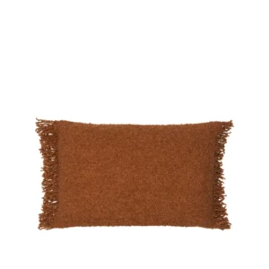 Fria rectangular cushion cover in warm Mocha Bisque fabric, 40 x 60cm