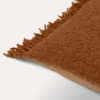 Fria rectangular cushion cover in warm Mocha Bisque fabric, 40 x 60cm