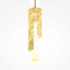 maris-gold-pendant-light-zoom Maris gold pendant light with slim contemporary design and warm 2700K LED illumination.