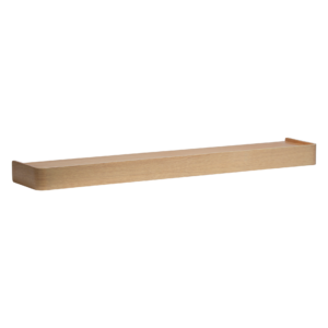 Protopia 120cm shelf in whitewashed oak veneer with clean contemporary design and natural wood grain.